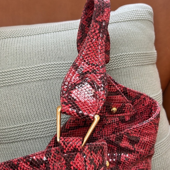 Rebecca Minkoff Snakeskin Nikki Large Hobo Bag - Picture 4 of 8